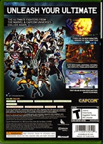 Xbox 360 Ultimate Marvel vs. Capcom 3 Back CoverThumbnail